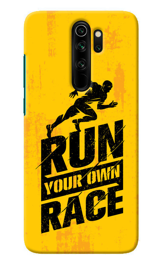 Run Your Own Race Redmi Note 8 Pro Back Cover