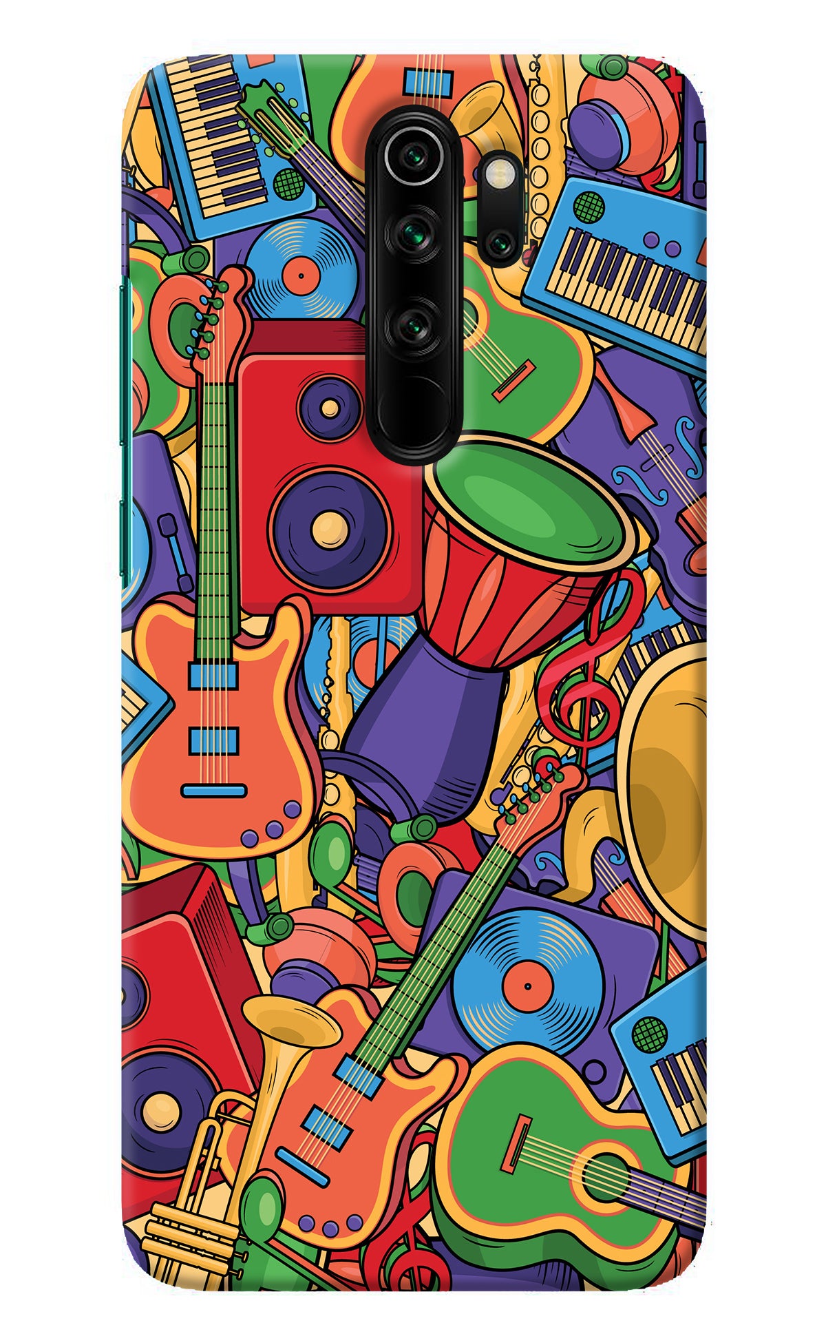 Music Instrument Doodle Redmi Note 8 Pro Back Cover