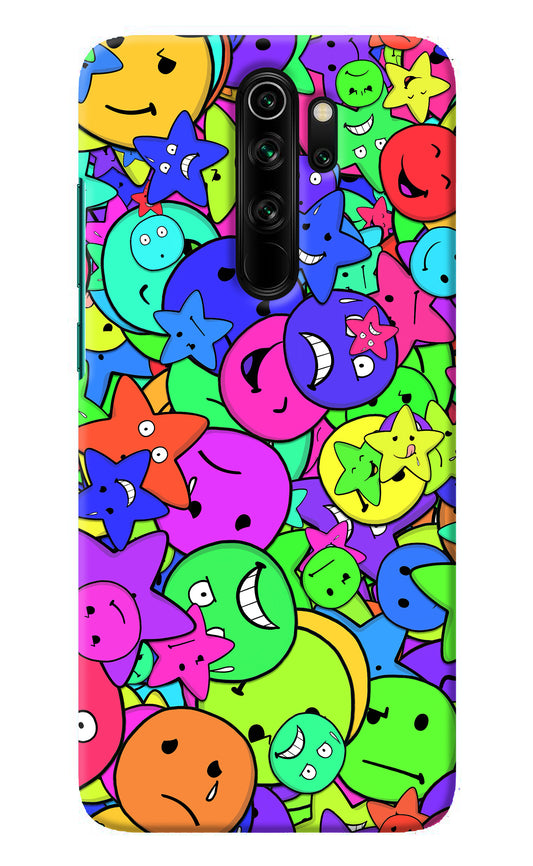 Fun Doodle Redmi Note 8 Pro Back Cover