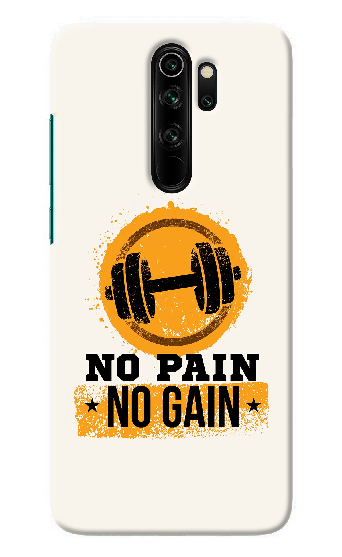 No Pain No Gain Redmi Note 8 Pro Back Cover