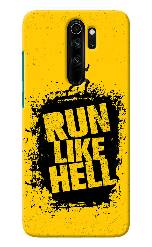 Run Like Hell Redmi Note 8 Pro Back Cover