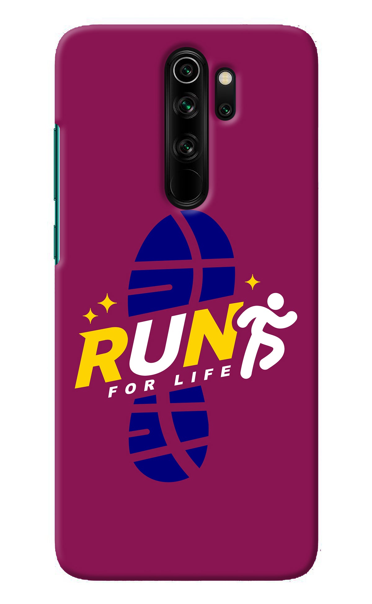 Run for Life Redmi Note 8 Pro Back Cover