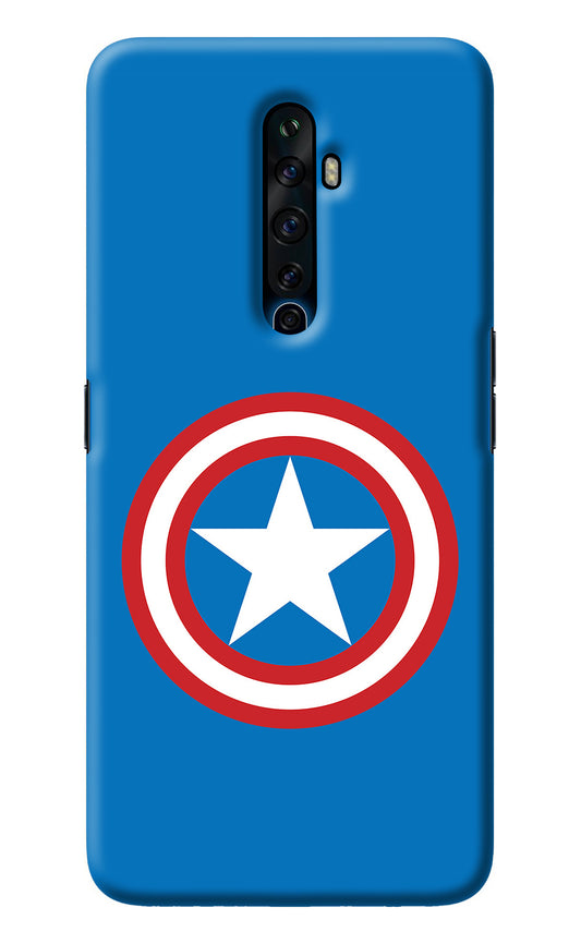 Captain America Logo Oppo Reno2 Z Back Cover
