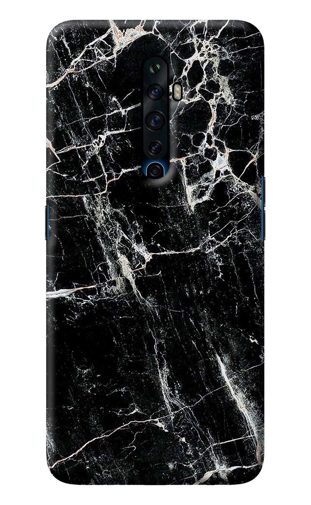 Black Marble Texture Oppo Reno2 Z Back Cover