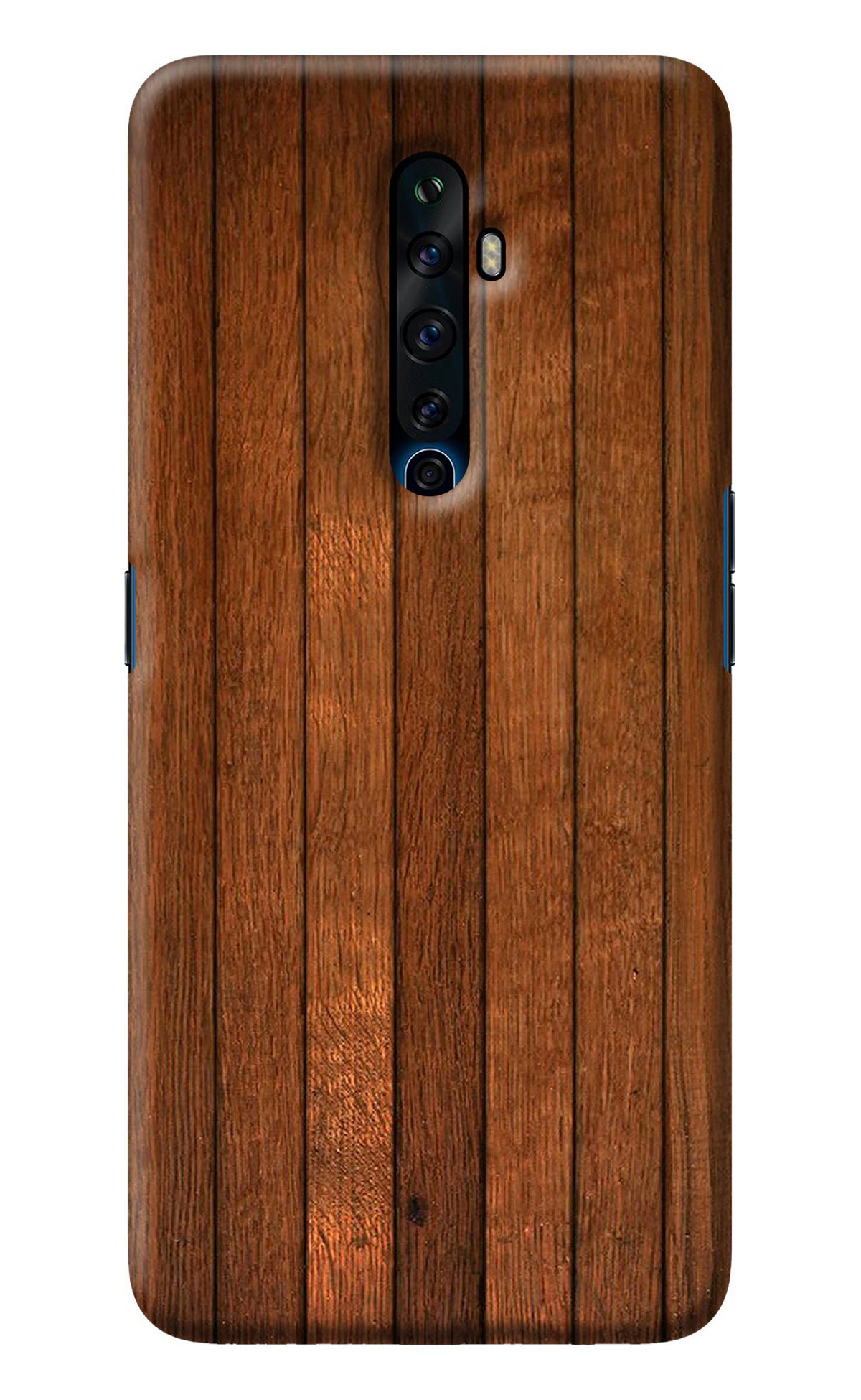 Wooden Artwork Bands Oppo Reno2 Z Back Cover