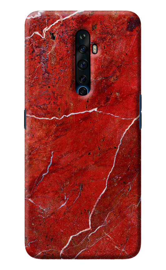 Red Marble Design Oppo Reno2 Z Back Cover