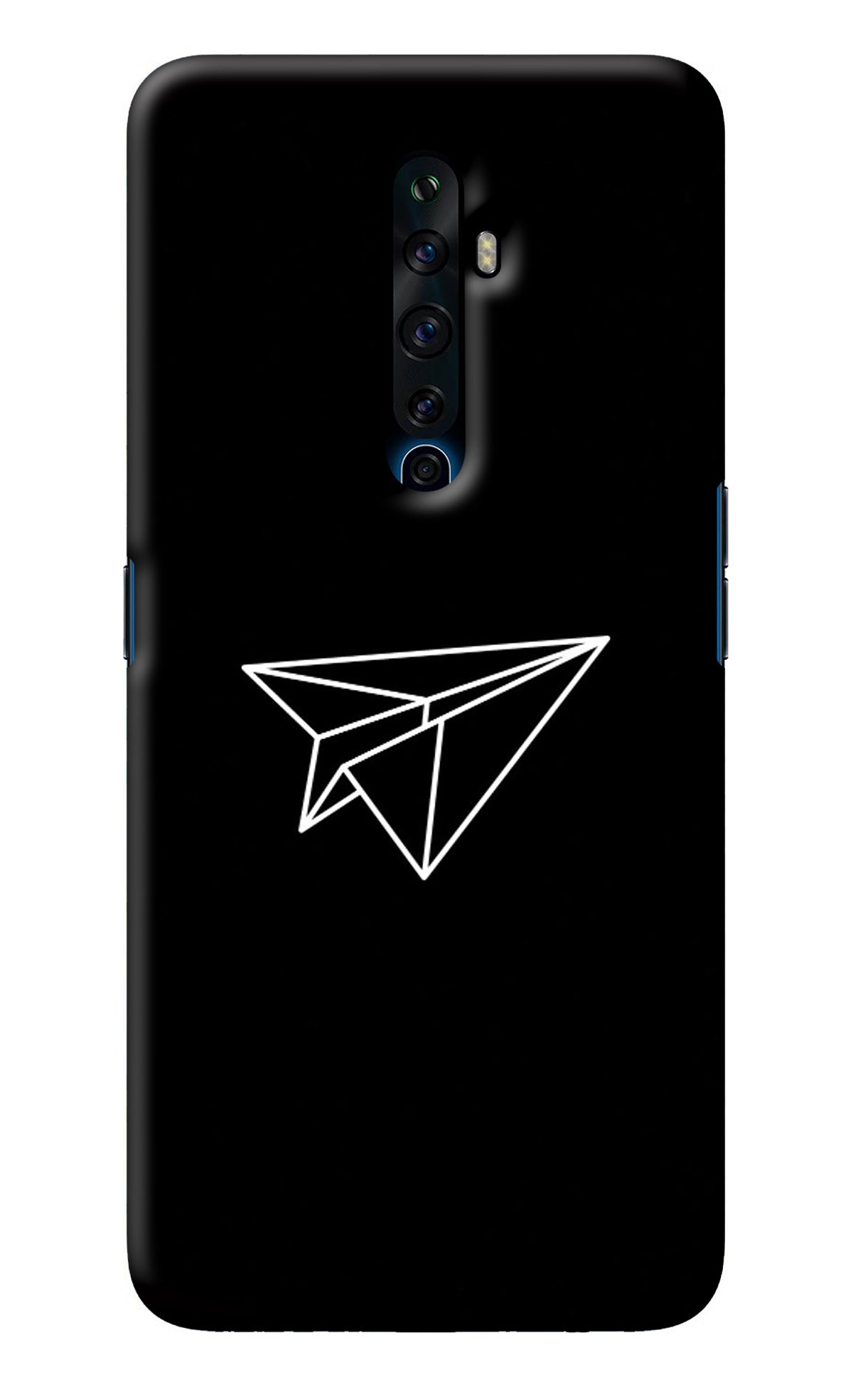 Paper Plane White Oppo Reno2 Z Back Cover