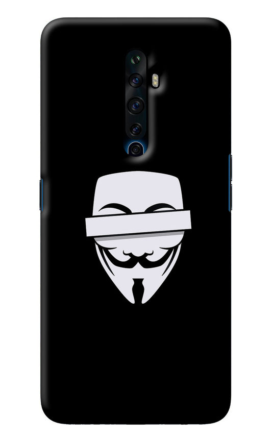 Anonymous Face Oppo Reno2 Z Back Cover