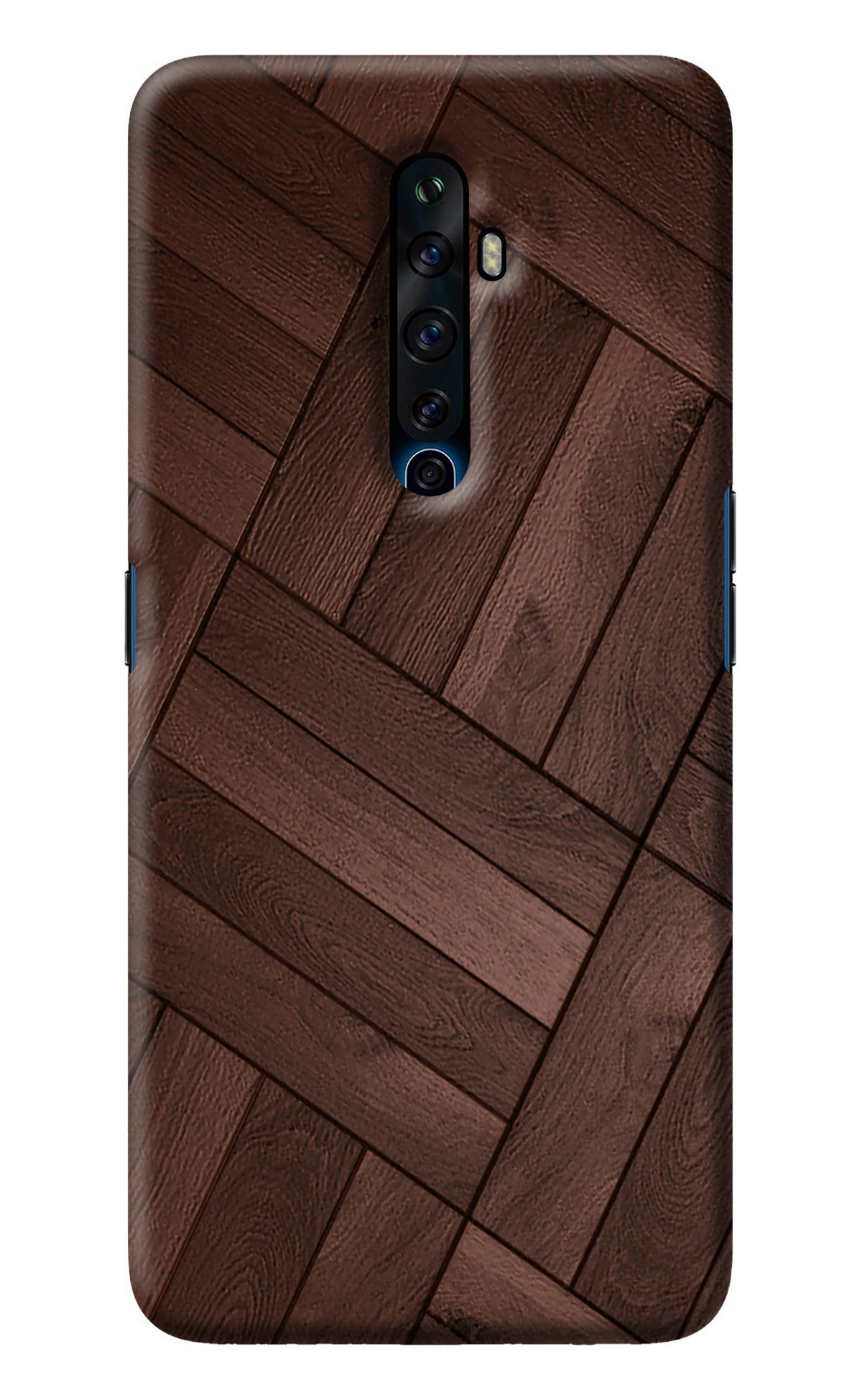 Wooden Texture Design Oppo Reno2 Z Back Cover