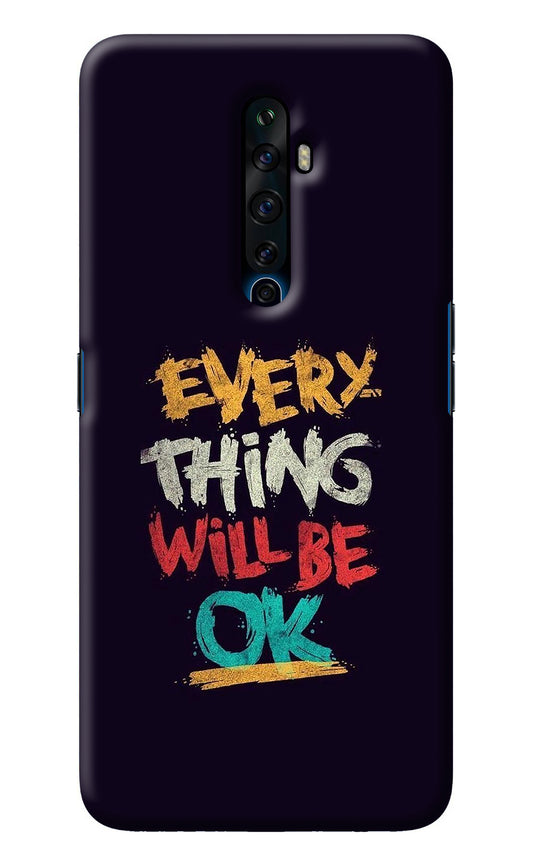 Everything Will Be Ok Oppo Reno2 Z Back Cover