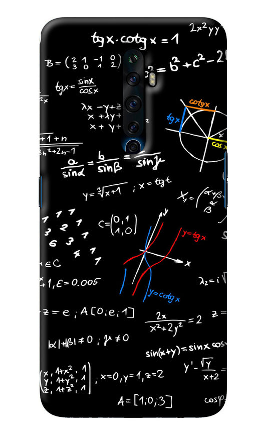 Mathematics Formula Oppo Reno2 Z Back Cover