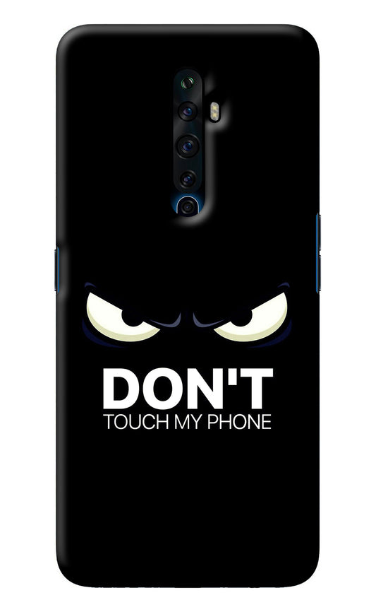 Don'T Touch My Phone Oppo Reno2 Z Back Cover