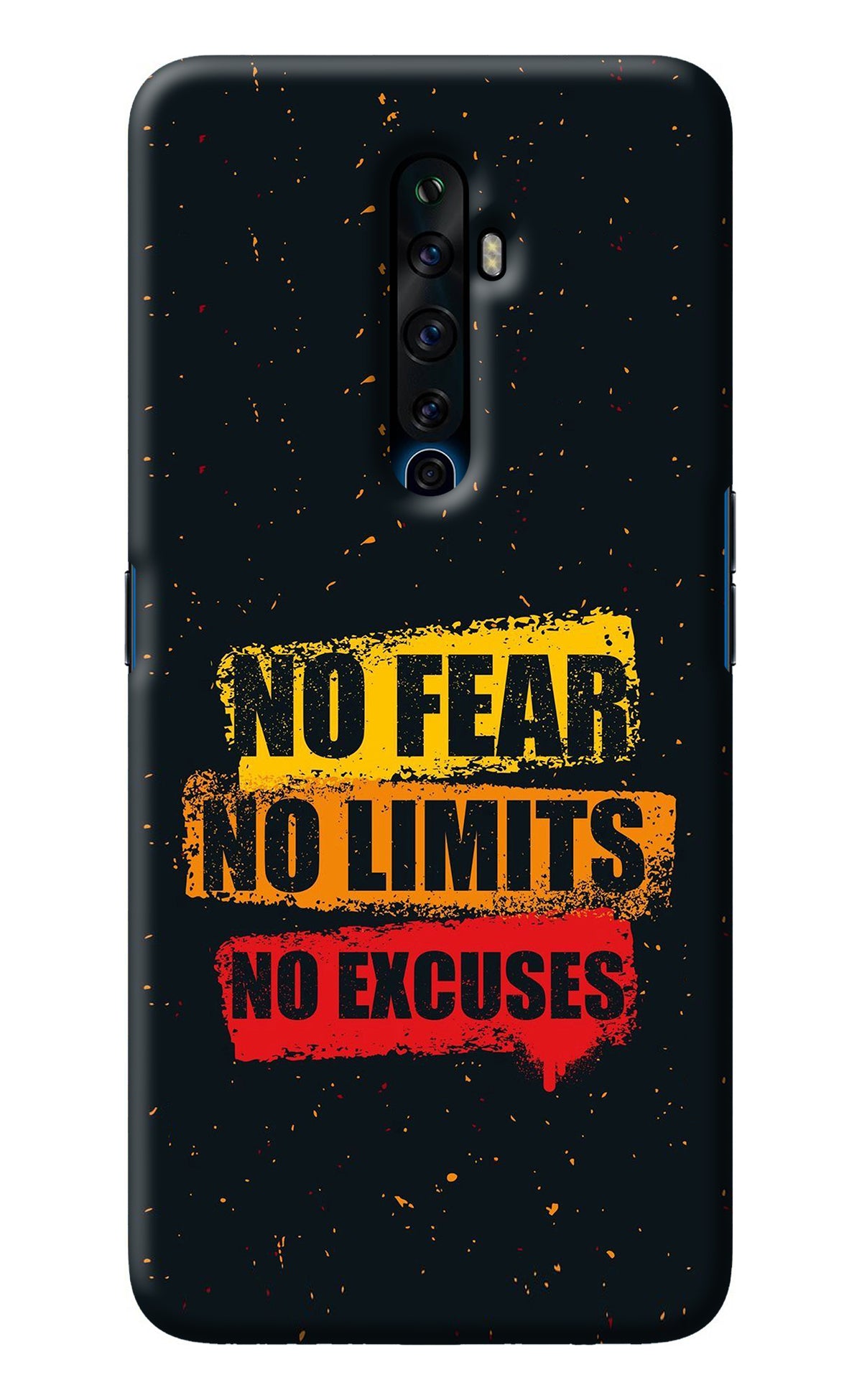 No Fear No Limits No Excuse Oppo Reno2 Z Back Cover