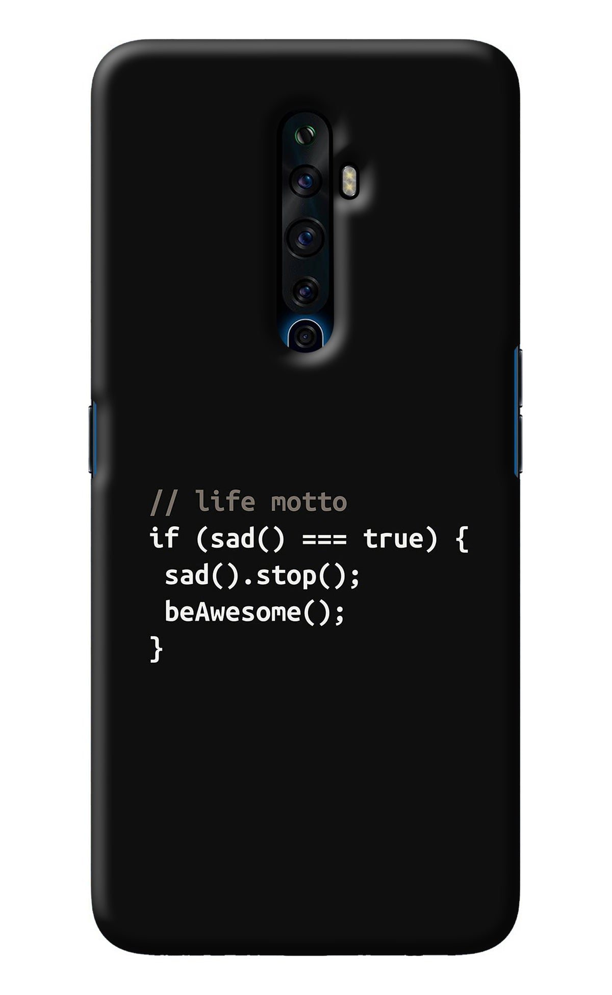 Life Motto Code Oppo Reno2 Z Back Cover