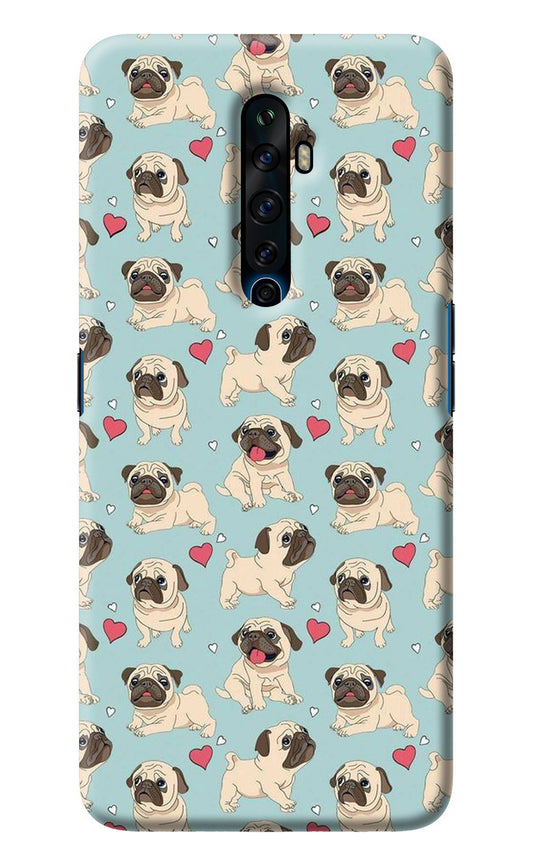 Pug Dog Oppo Reno2 Z Back Cover