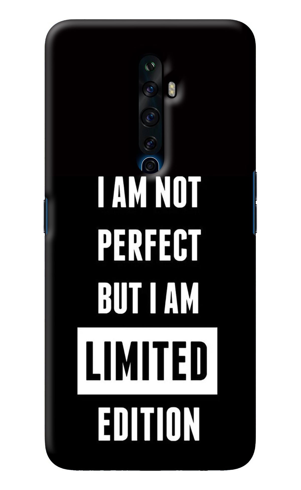 I Am Not Perfect But I Am Limited Edition Oppo Reno2 Z Back Cover