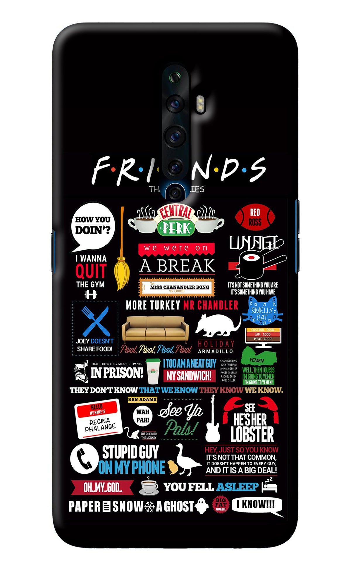 FRIENDS Oppo Reno2 Z Back Cover