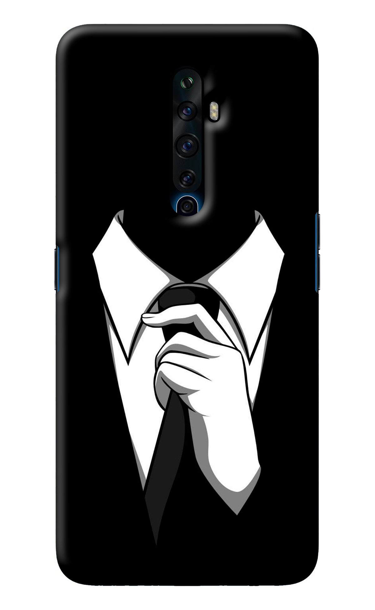 Black Tie Oppo Reno2 Z Back Cover