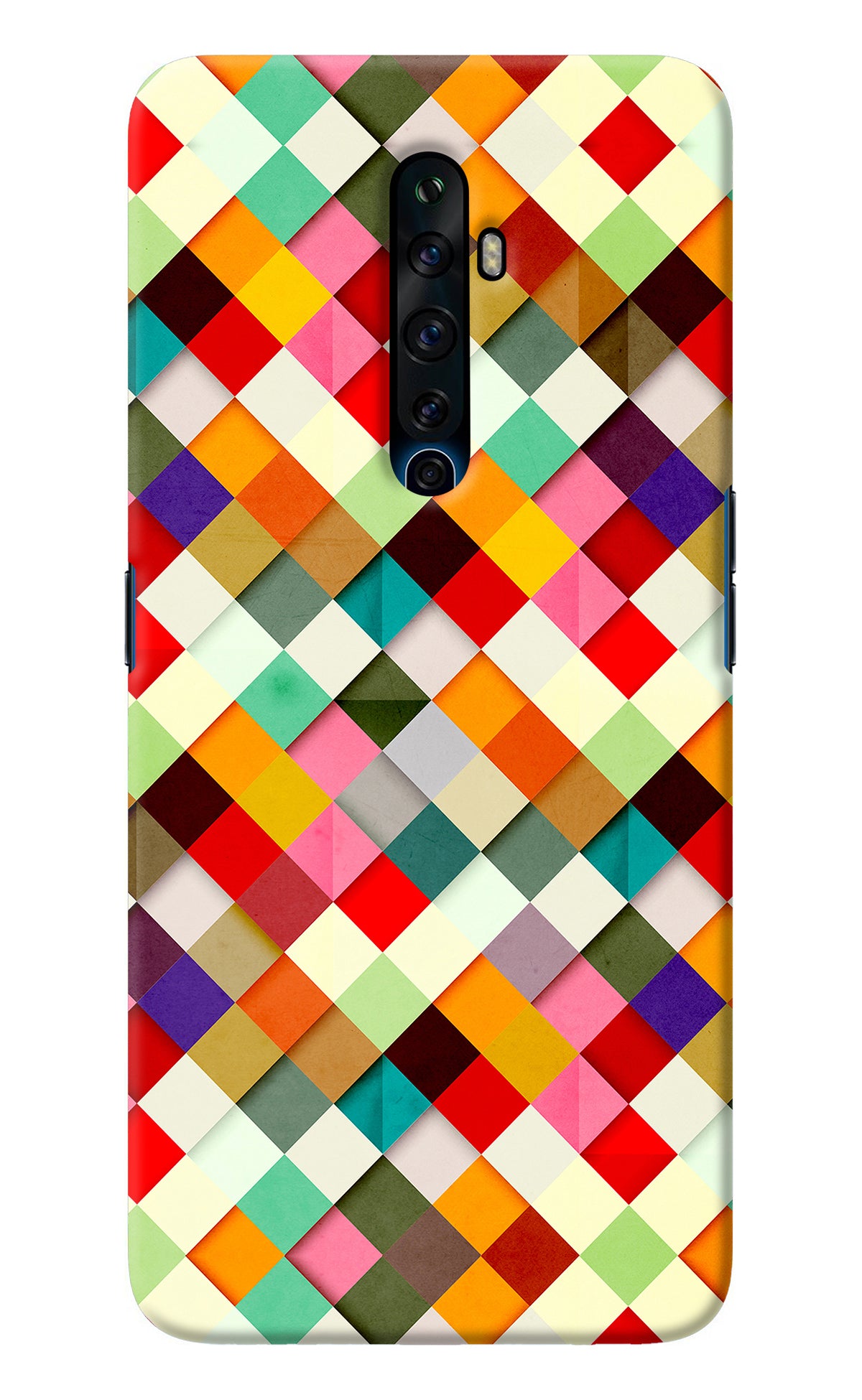 Geometric Abstract Colorful Oppo Reno2 Z Back Cover