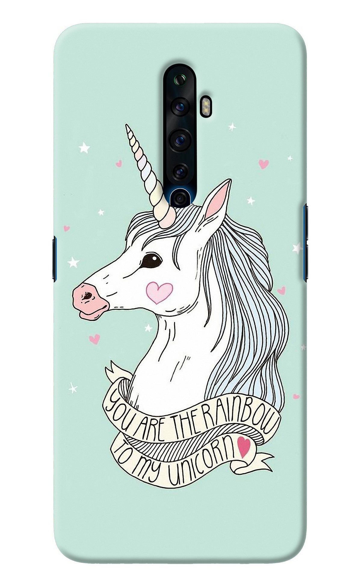 Unicorn Wallpaper Oppo Reno2 Z Back Cover