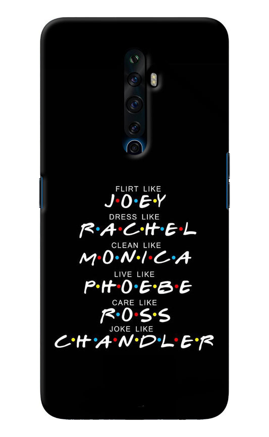 FRIENDS Character Oppo Reno2 Z Back Cover