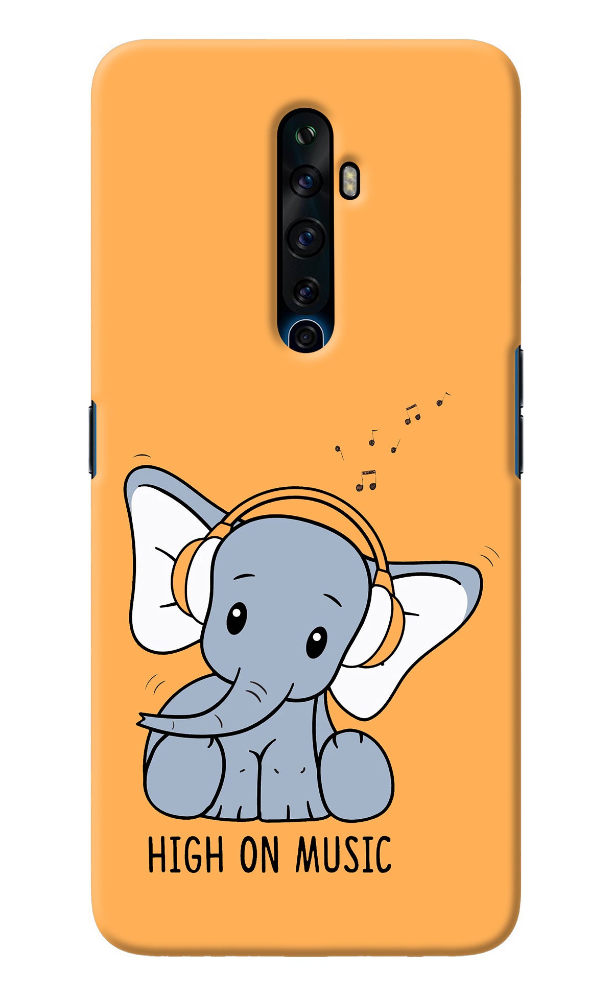 High On Music Oppo Reno2 Z Back Cover