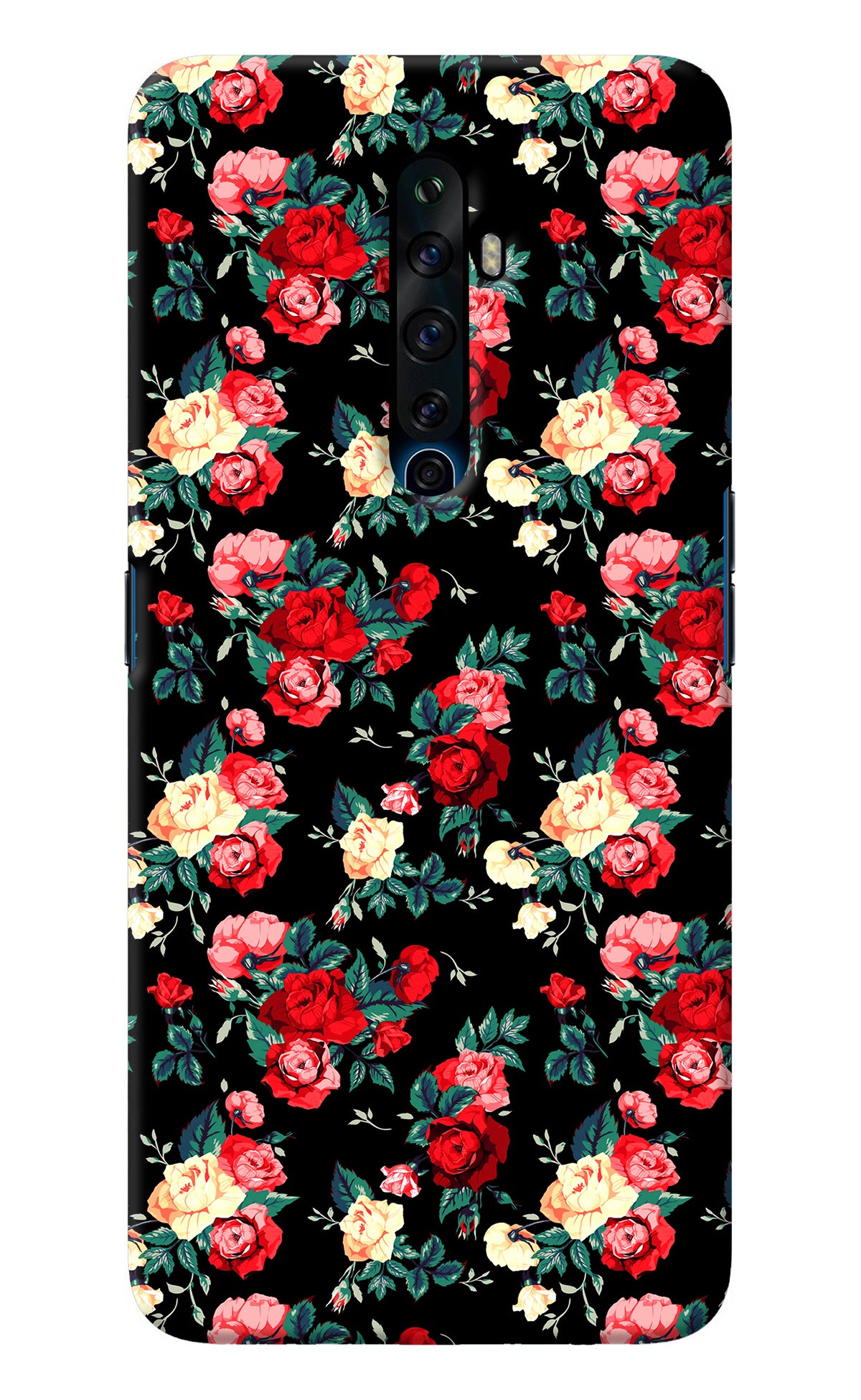 Rose Pattern Oppo Reno2 Z Back Cover