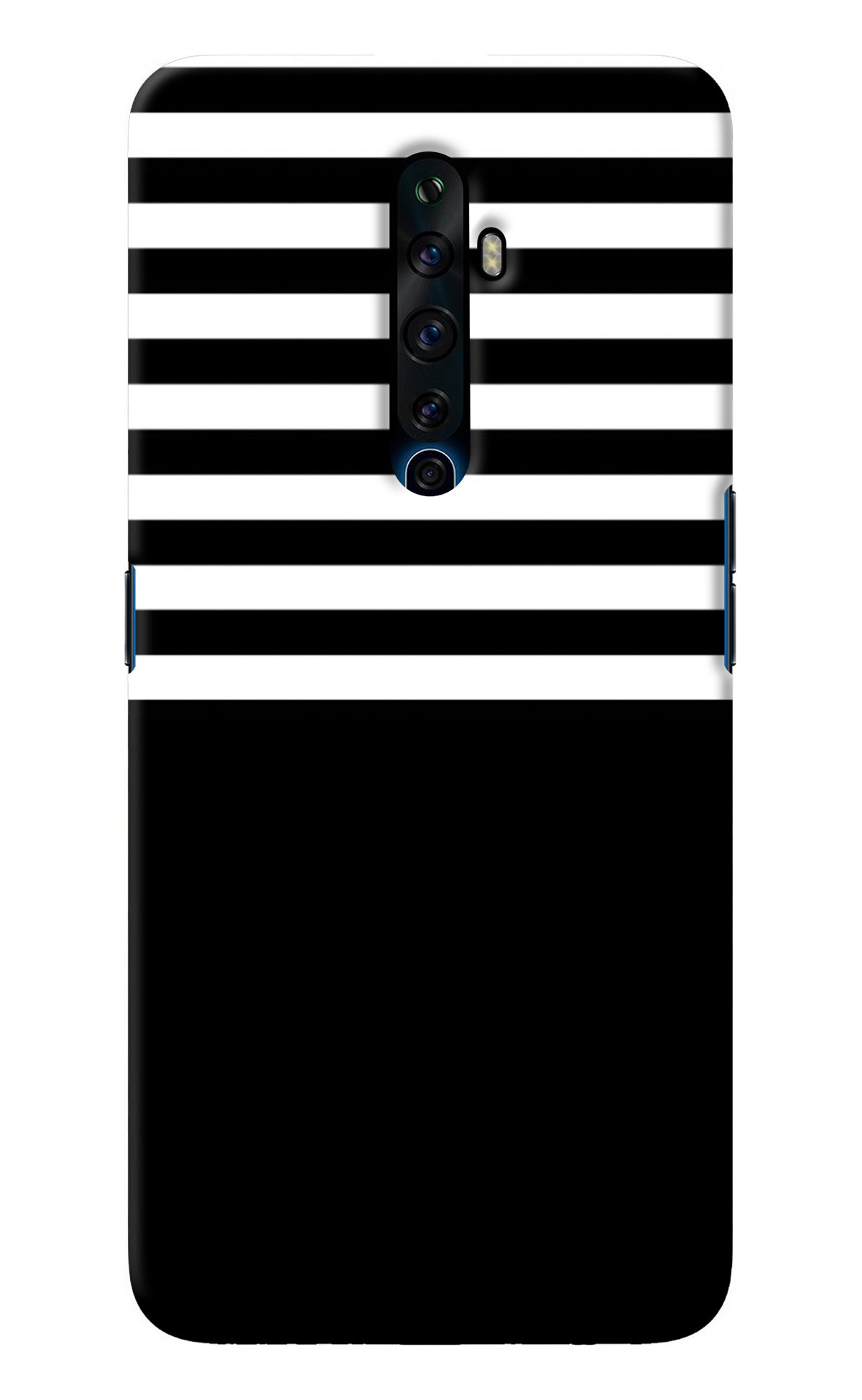 Black and White Print Oppo Reno2 Z Back Cover