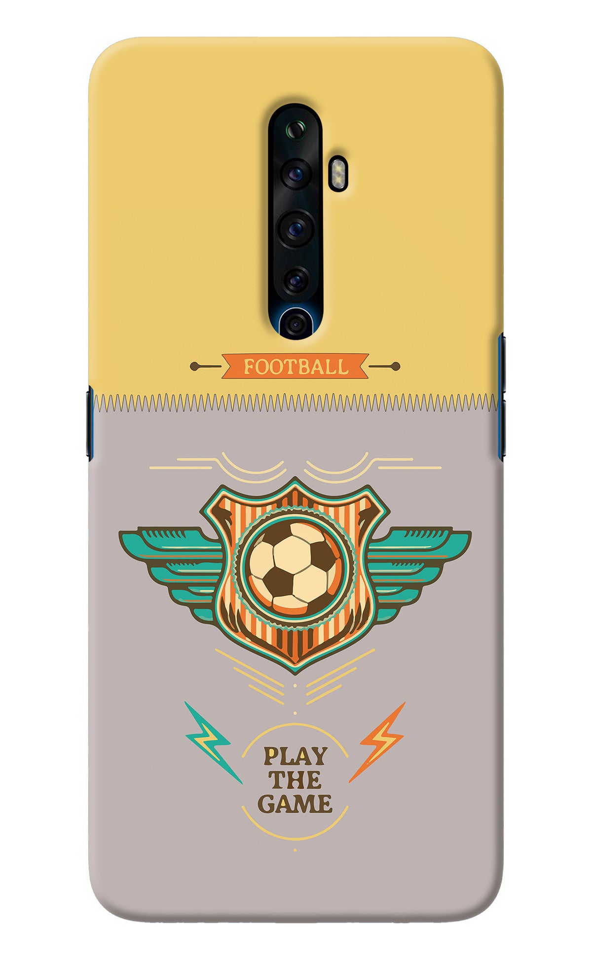 Football Oppo Reno2 Z Back Cover