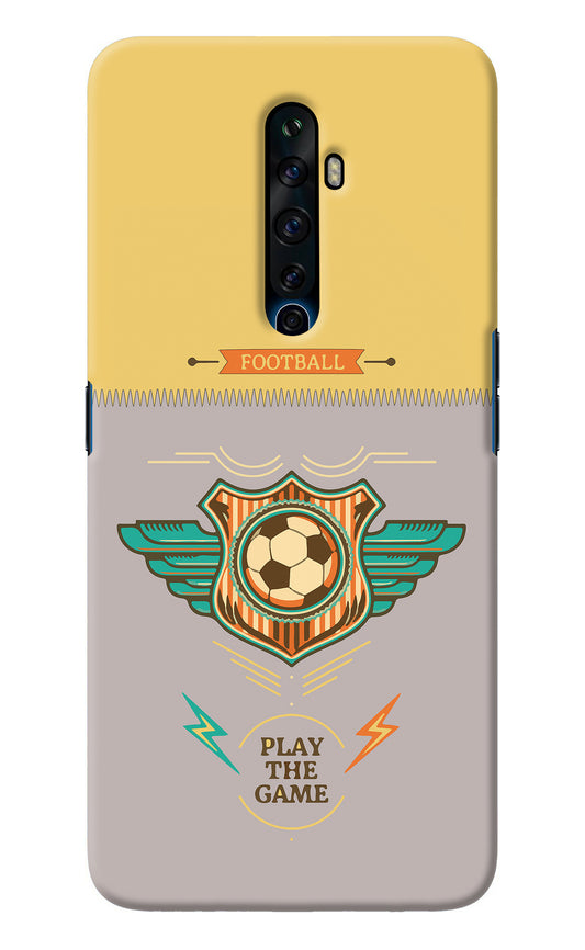 Football Oppo Reno2 Z Back Cover