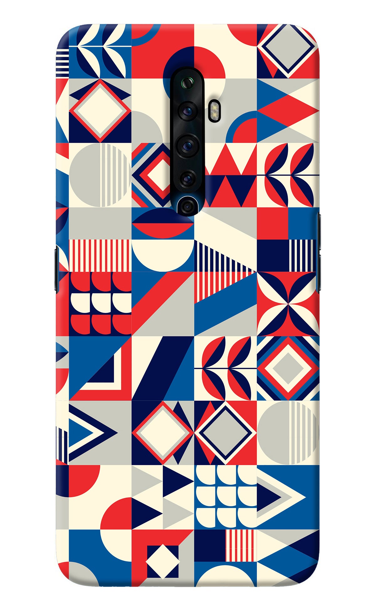 Colorful Pattern Oppo Reno2 Z Back Cover