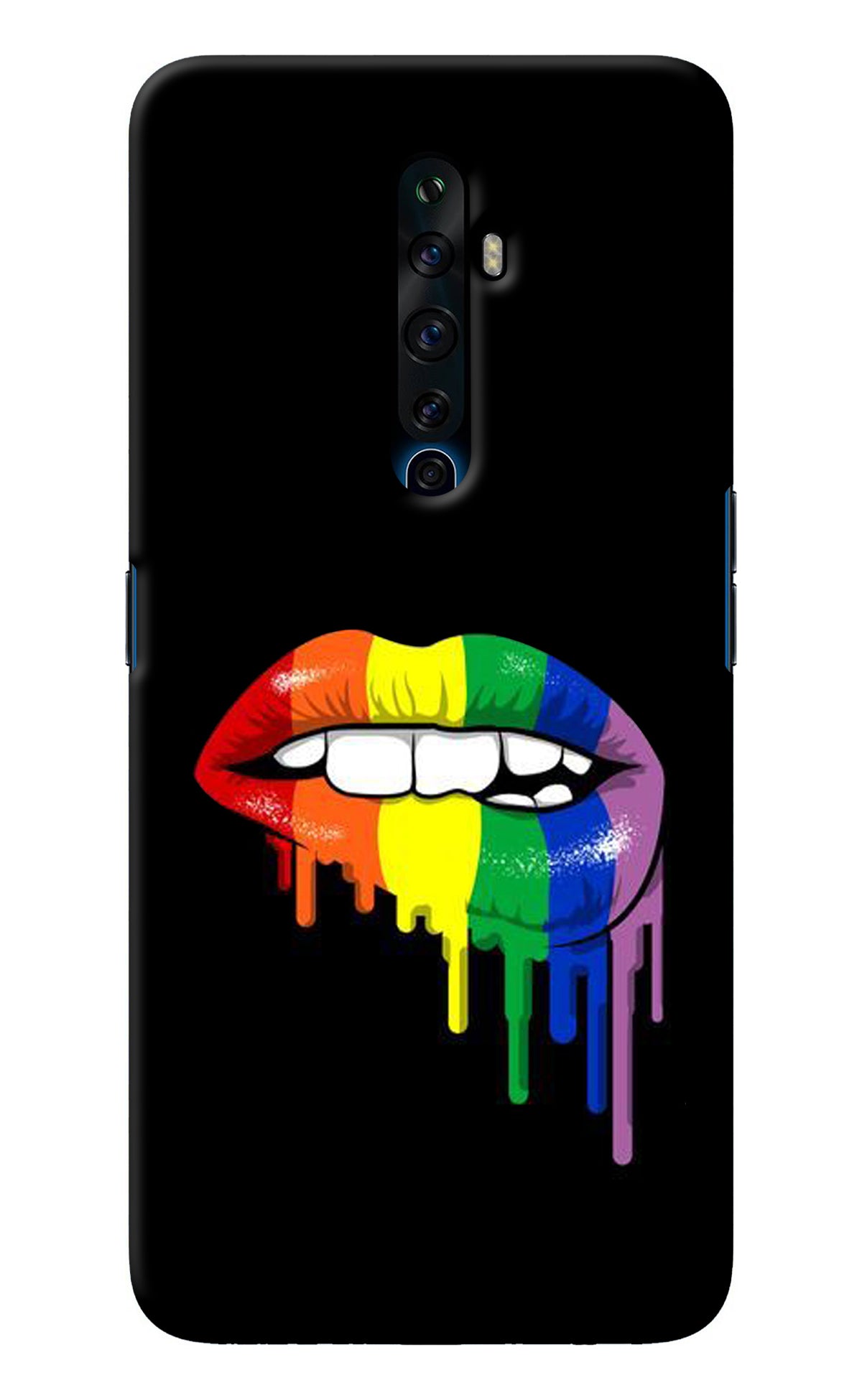 Lips Biting Oppo Reno2 Z Back Cover