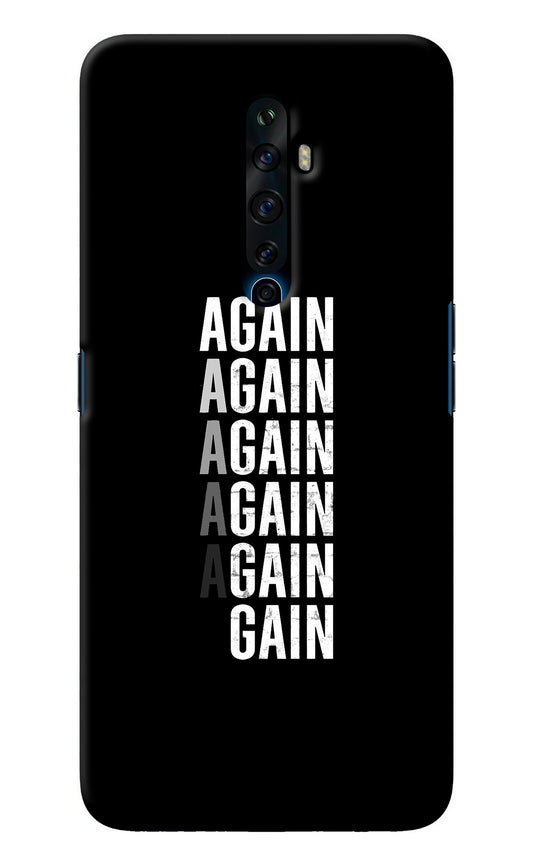 Again Again Gain Oppo Reno2 Z Back Cover