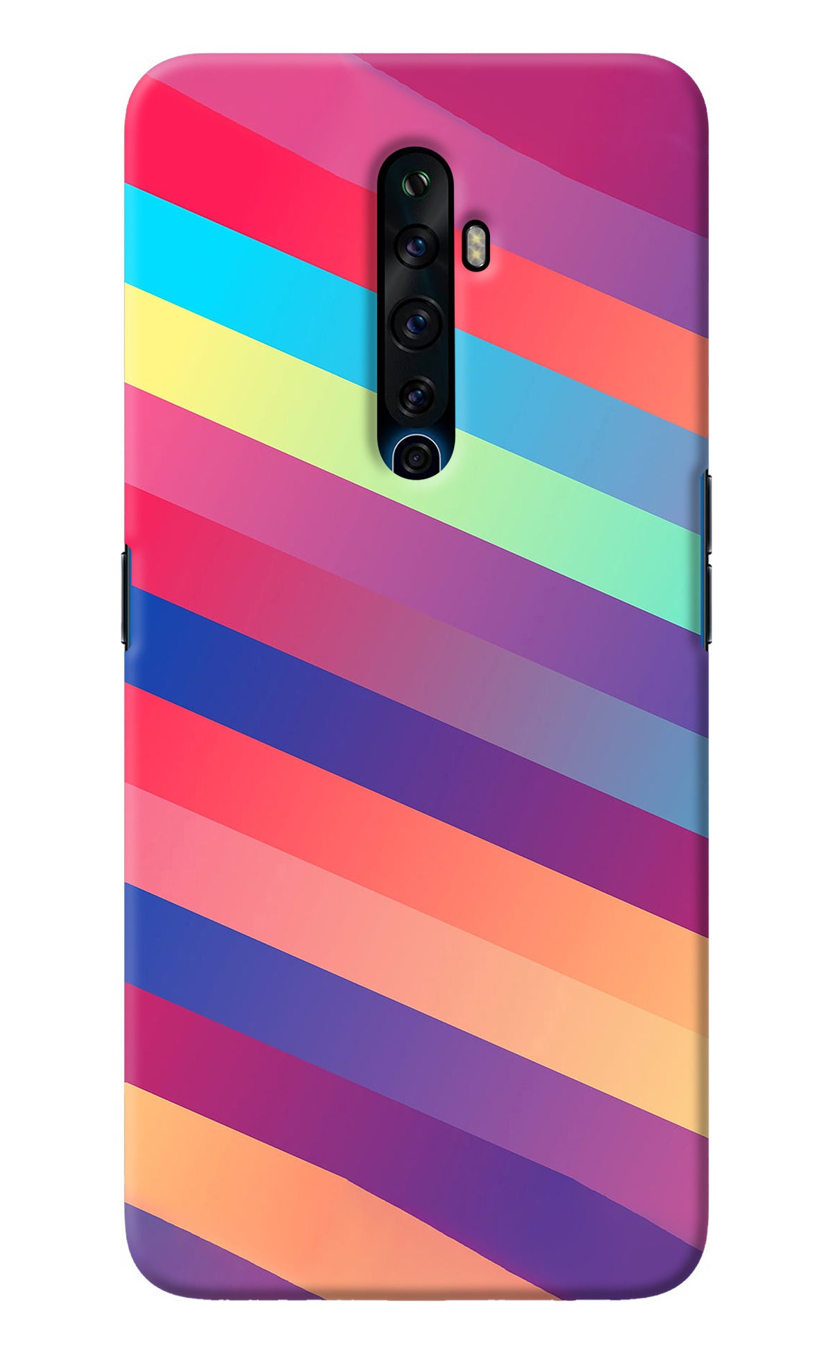 Stripes color Oppo Reno2 Z Back Cover