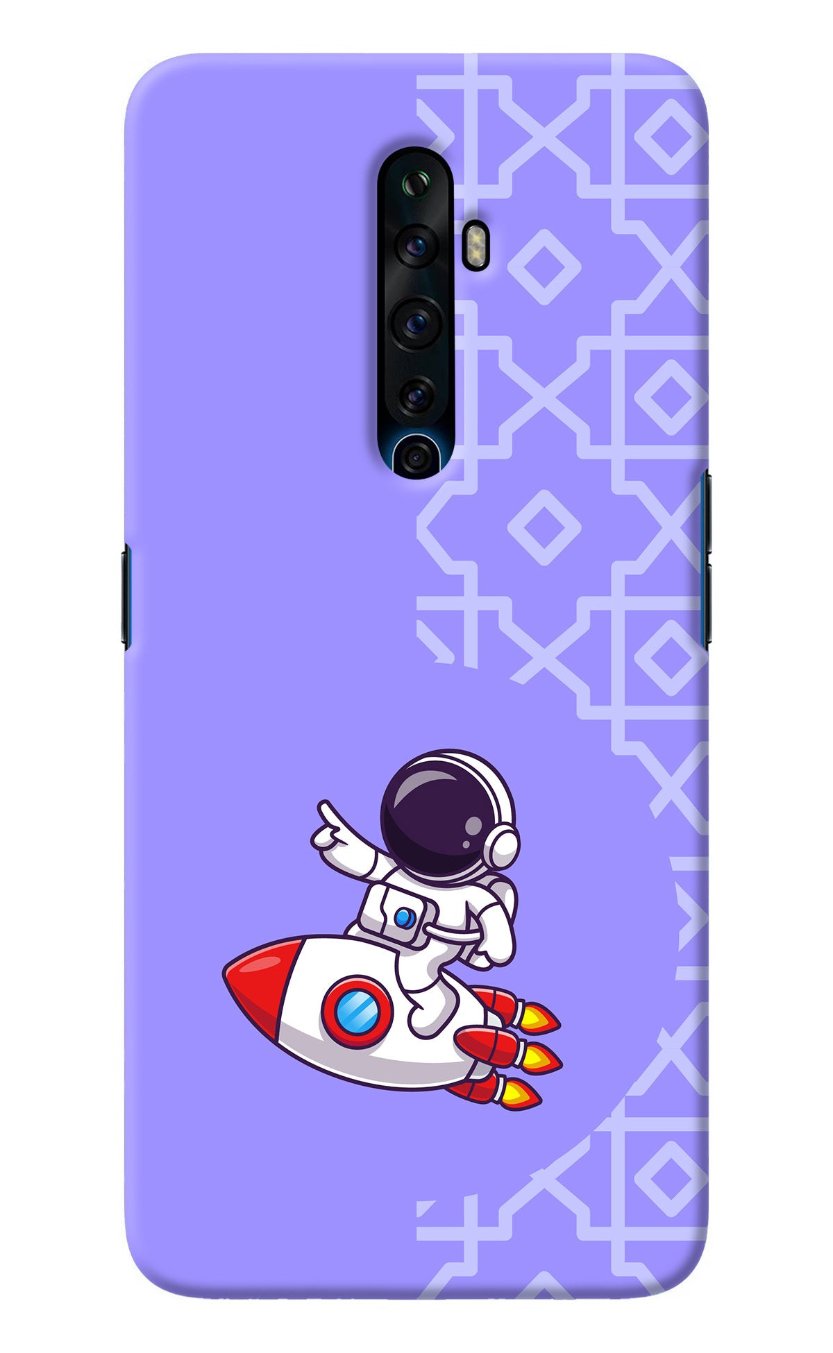 Cute Astronaut Oppo Reno2 Z Back Cover