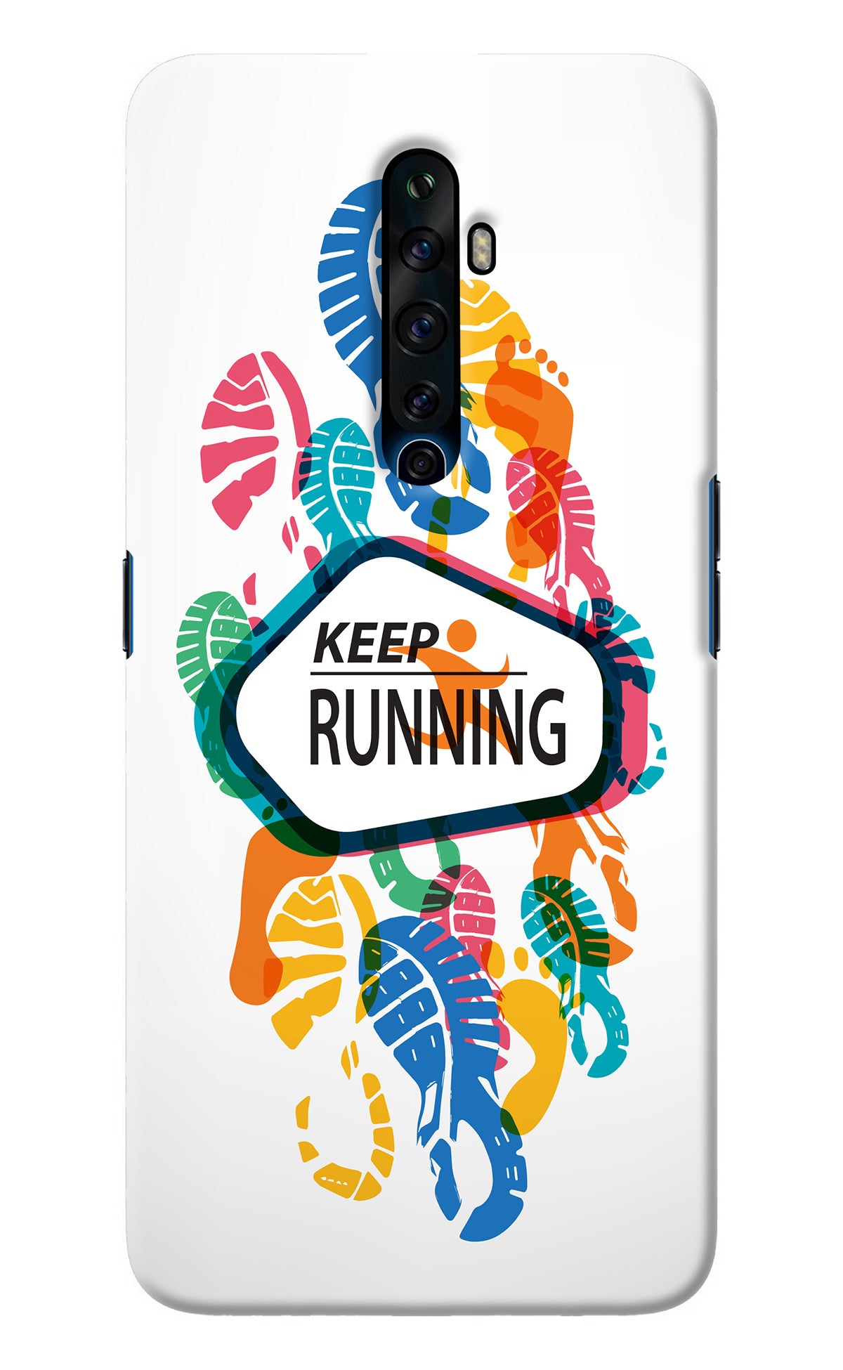 Keep Running Oppo Reno2 Z Back Cover