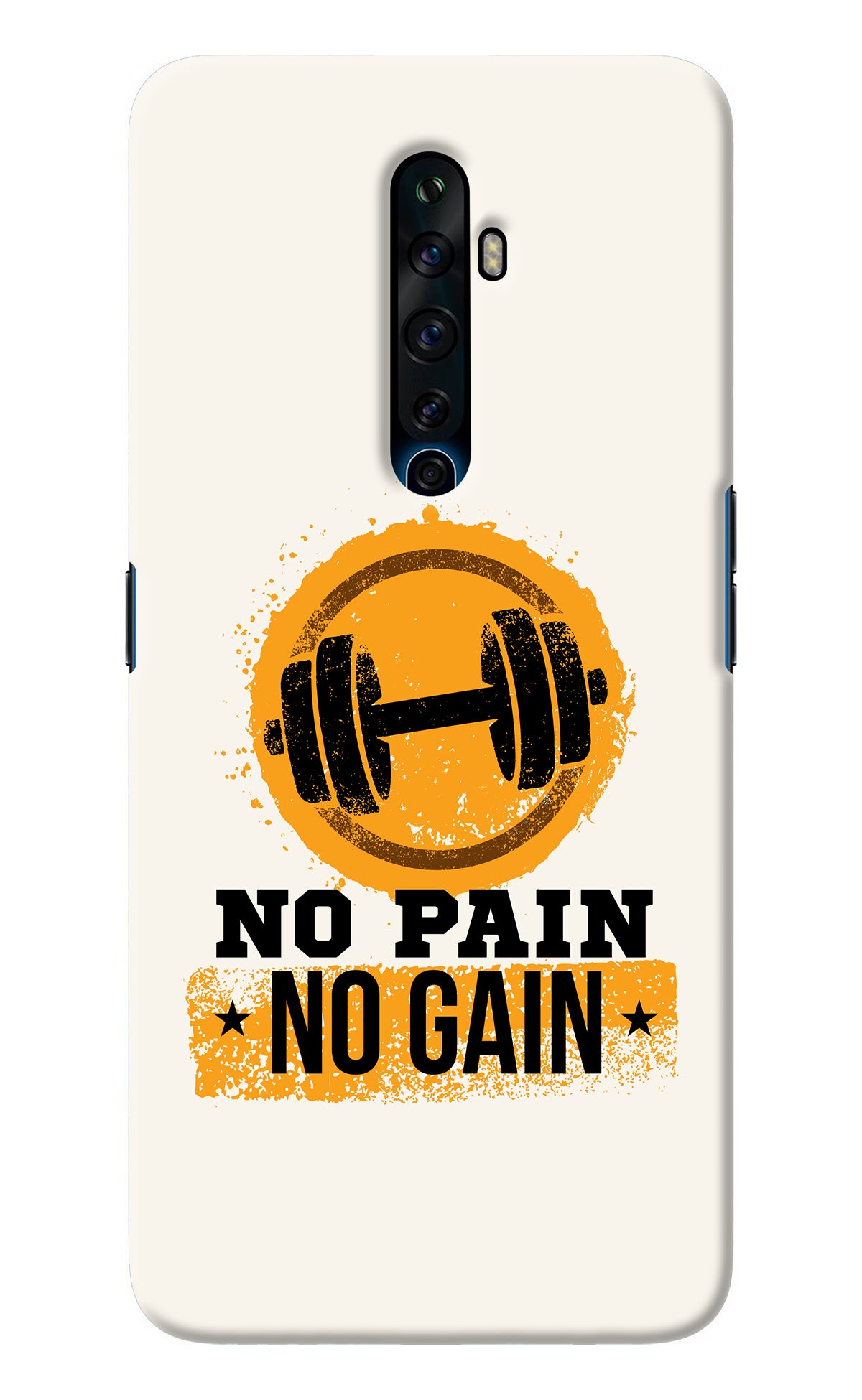 No Pain No Gain Oppo Reno2 Z Back Cover