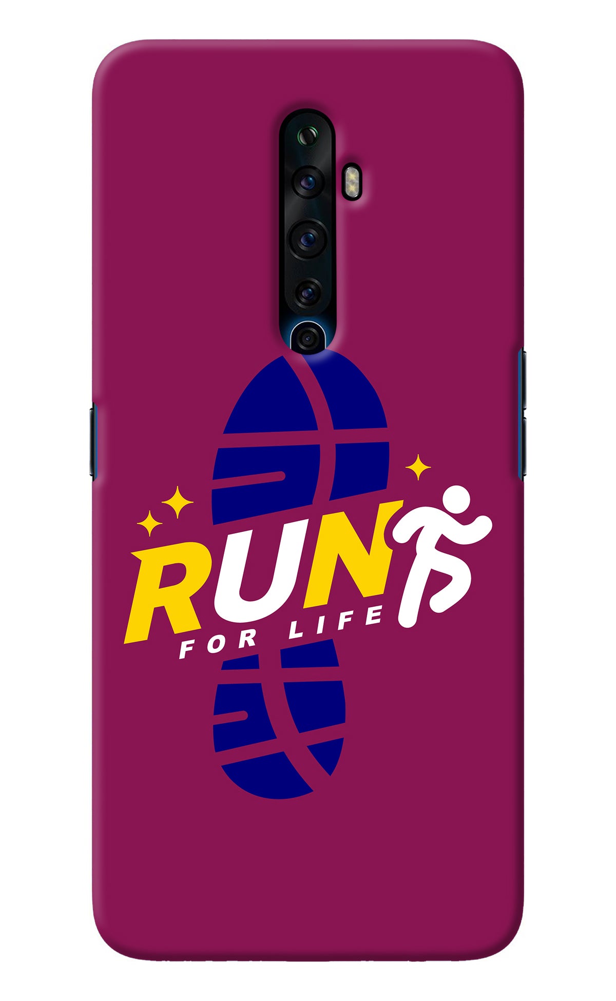 Run for Life Oppo Reno2 Z Back Cover