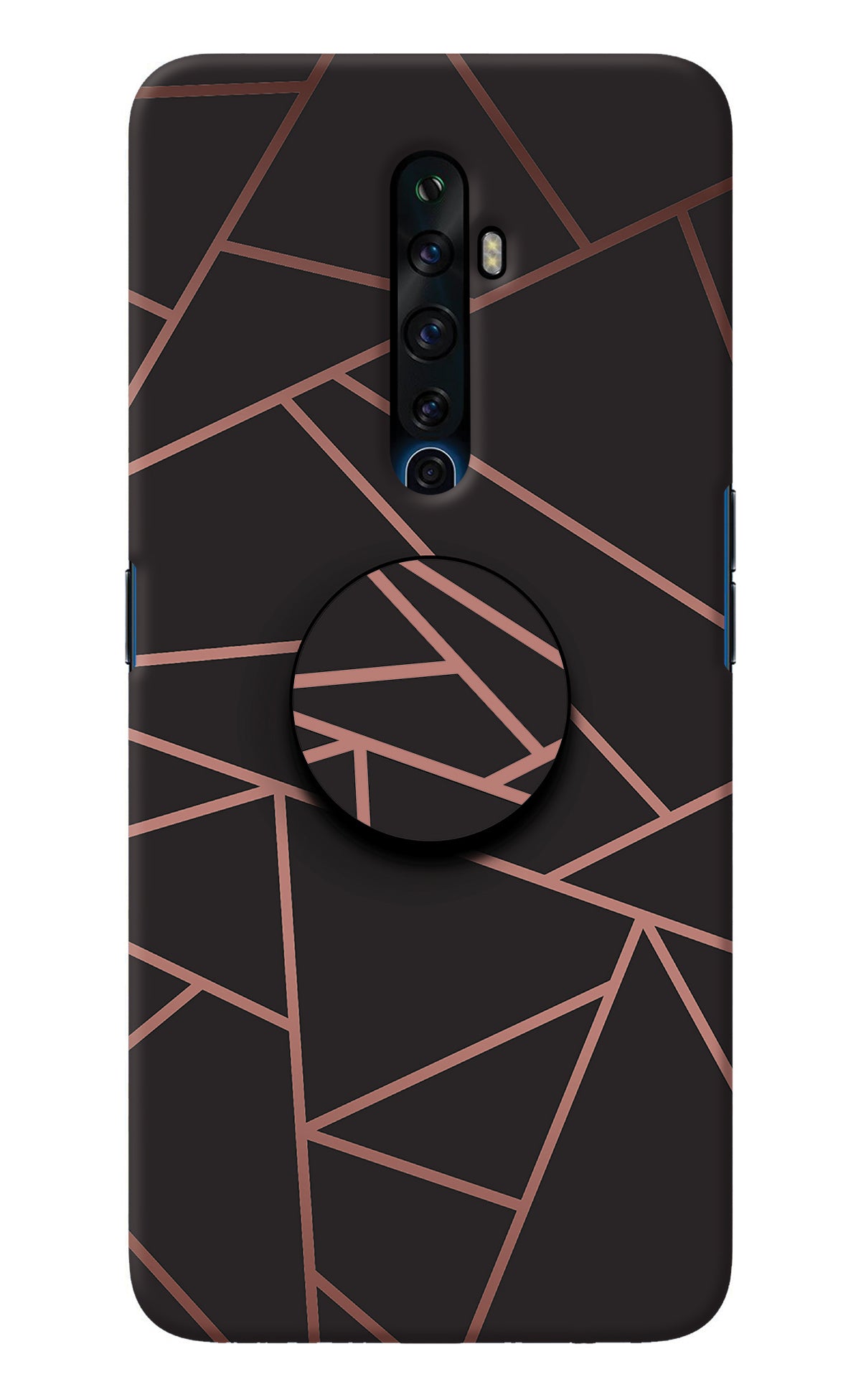 Geometric Pattern Oppo Reno2 Z Pop Case