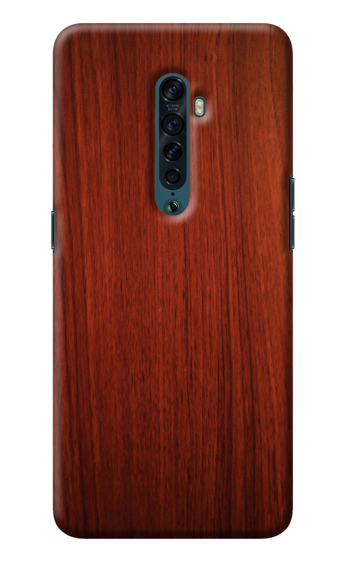 Wooden Plain Pattern Oppo Reno2 Back Cover