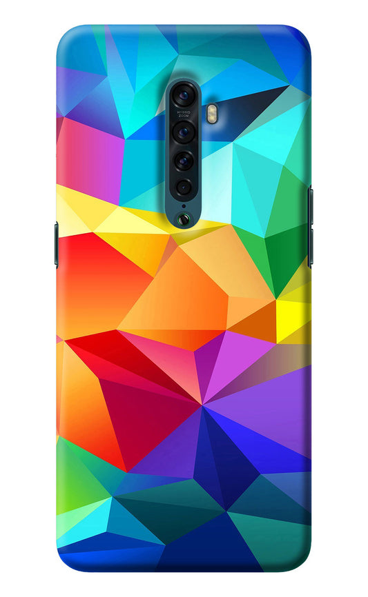 Abstract Pattern Oppo Reno2 Back Cover
