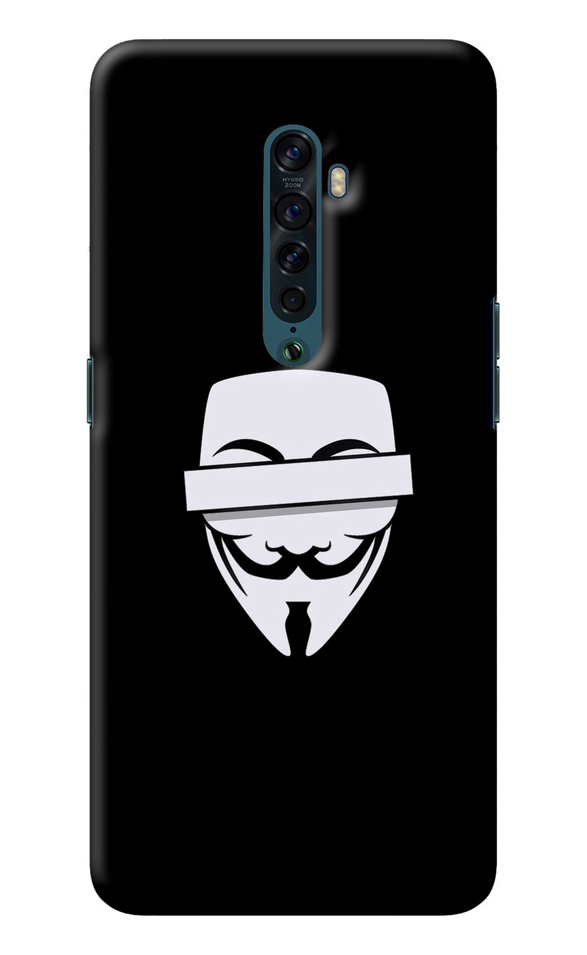 Anonymous Face Oppo Reno2 Back Cover