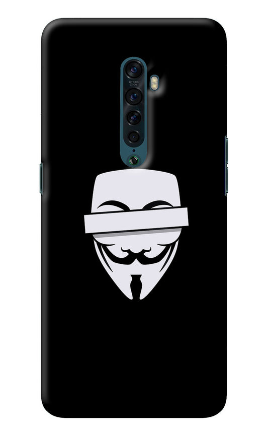 Anonymous Face Oppo Reno2 Back Cover