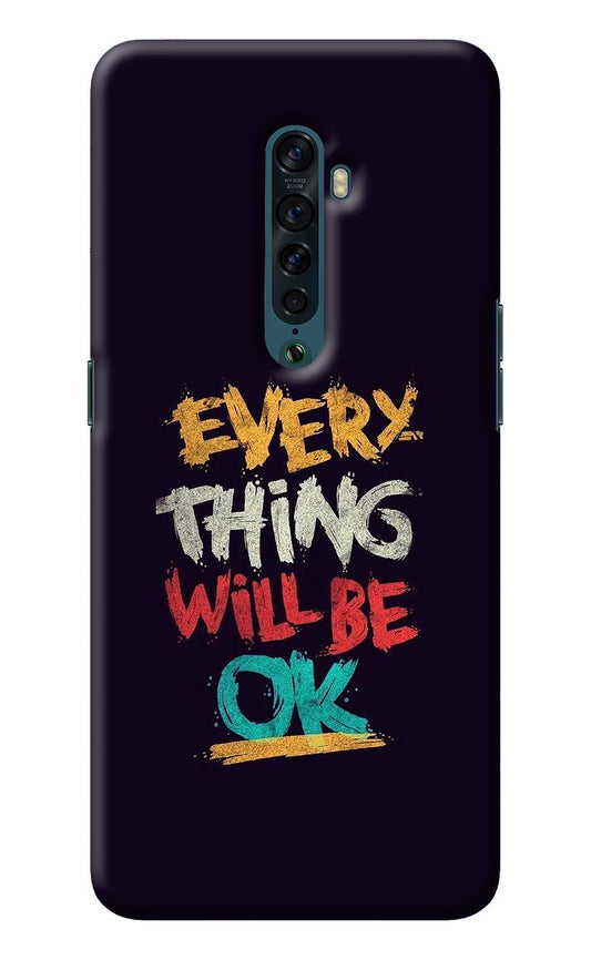 Everything Will Be Ok Oppo Reno2 Back Cover