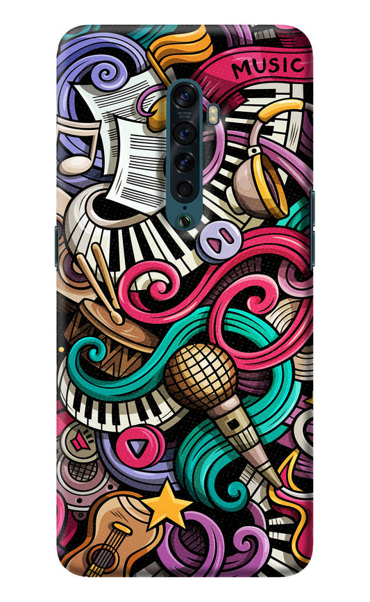 Music Abstract Oppo Reno2 Back Cover
