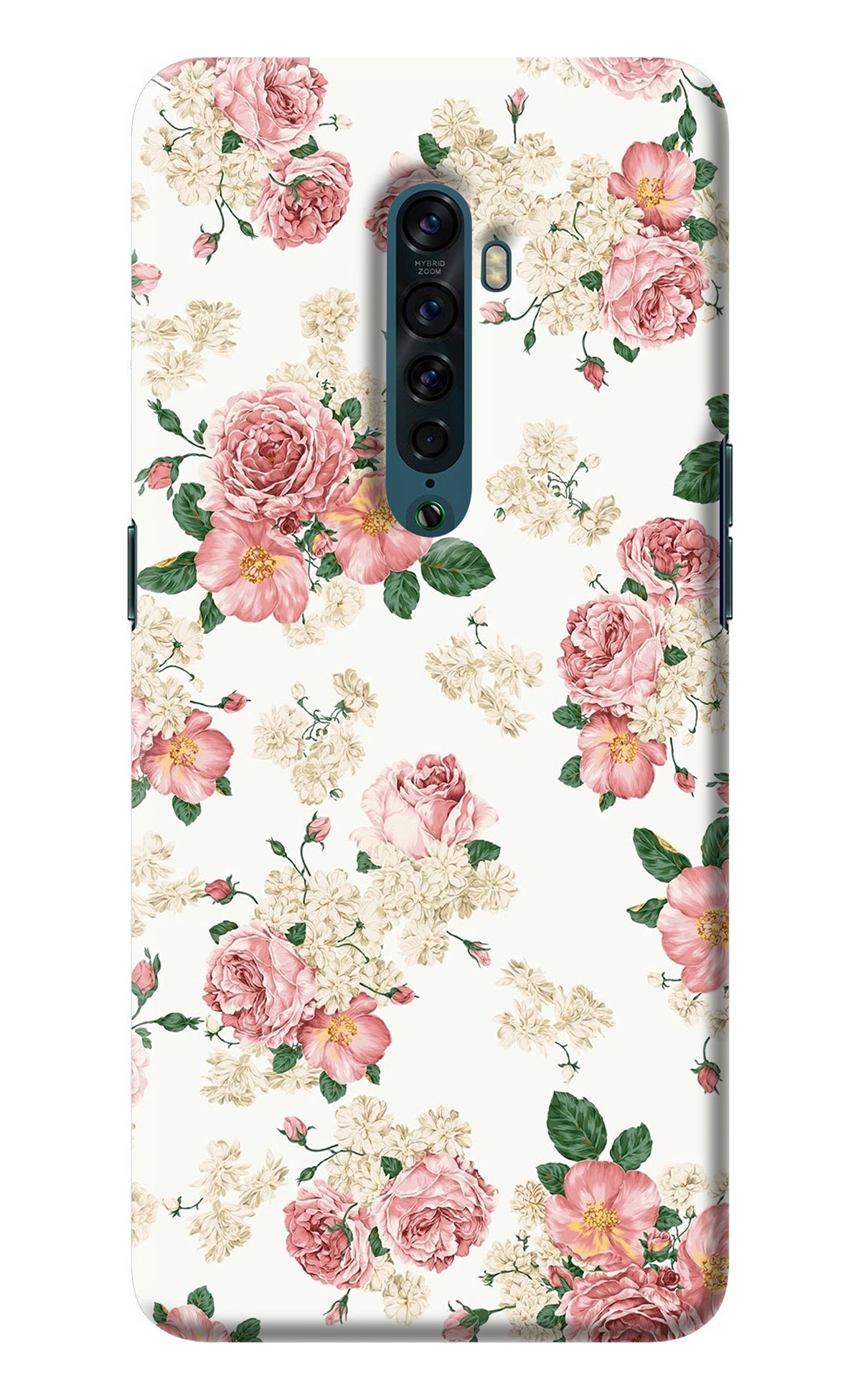 Flowers Oppo Reno2 Back Cover