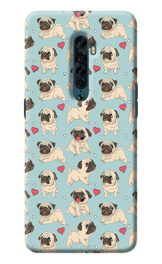 Pug Dog Oppo Reno2 Back Cover