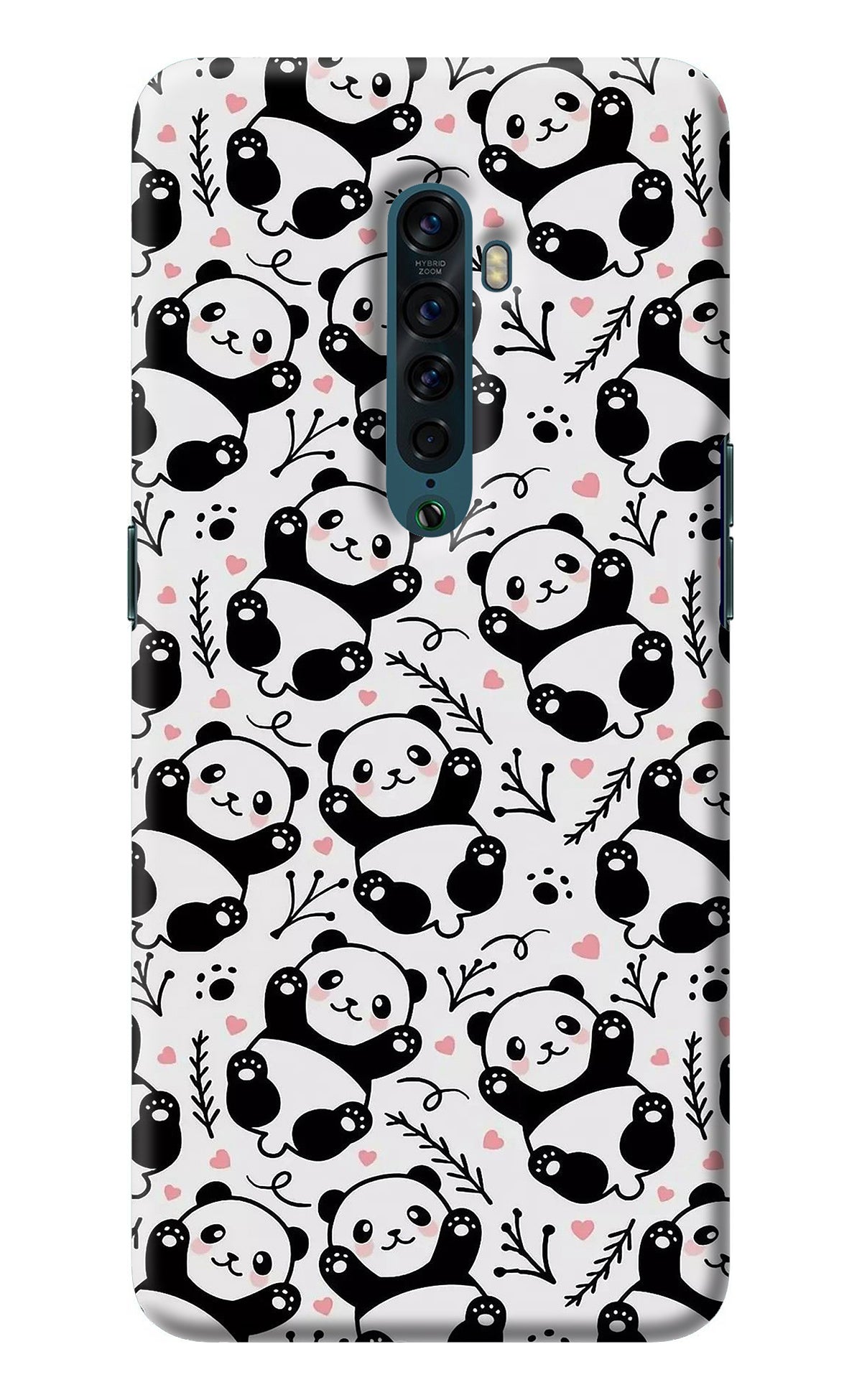 Cute Panda Oppo Reno2 Back Cover