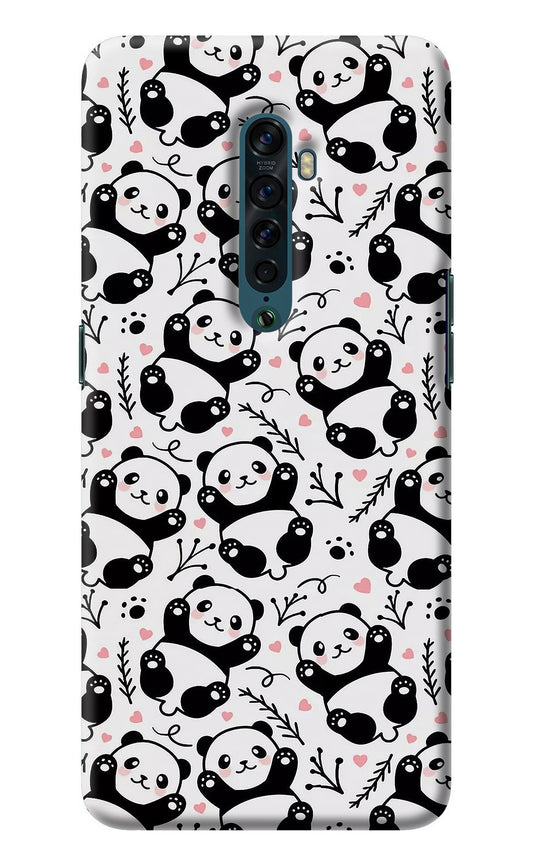 Cute Panda Oppo Reno2 Back Cover