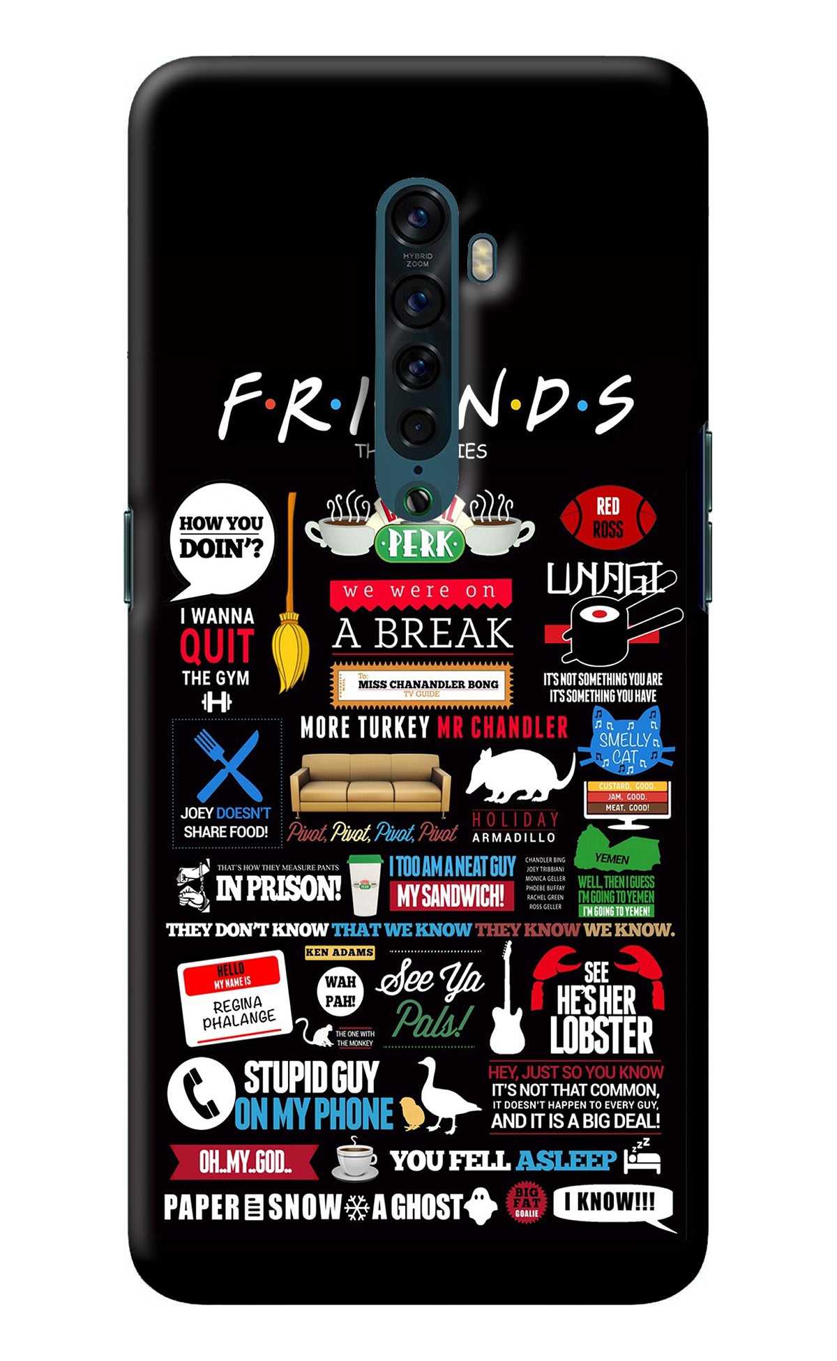 FRIENDS Oppo Reno2 Back Cover